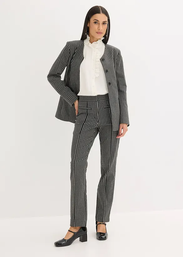 Vid dra-p&aring; byxa av bengalin, bonprix