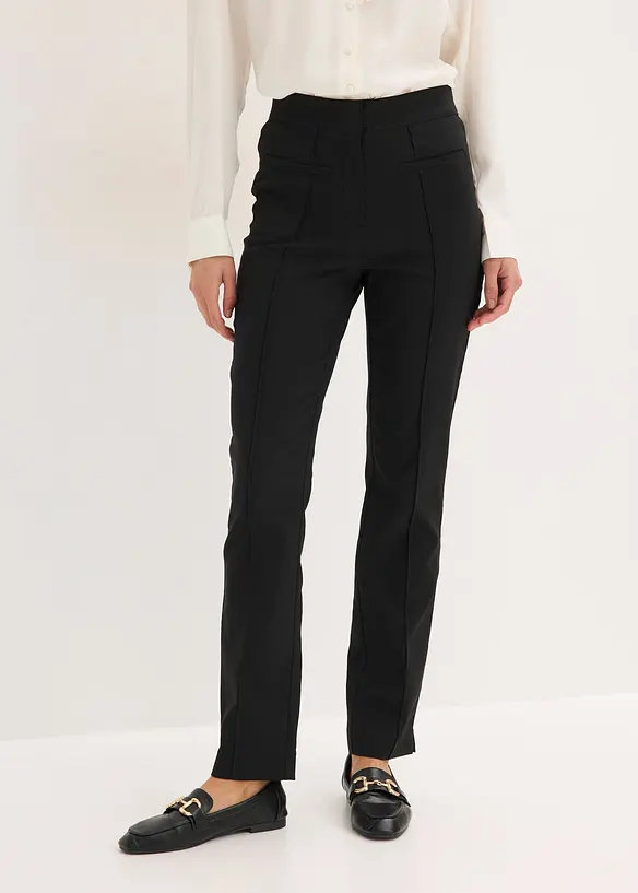 Vid dra-p&aring; byxa av bengalin, bonprix