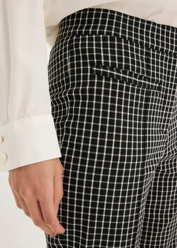 Vid dra-p&aring; byxa av bengalin, bonprix