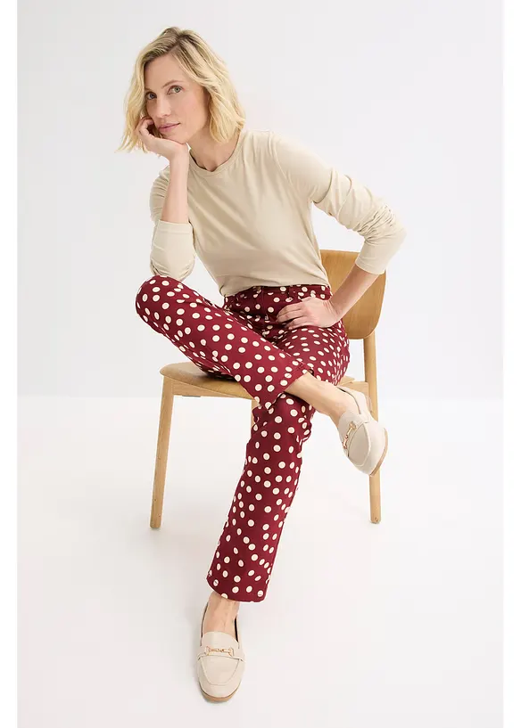 Stretchbyxa i 5-ficksmodell, bonprix