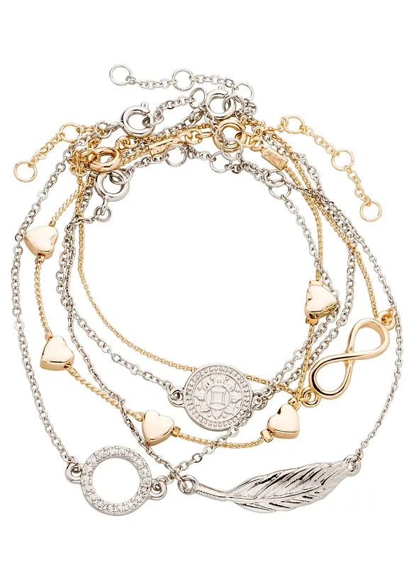 Armbandsset (5 delar), bonprix