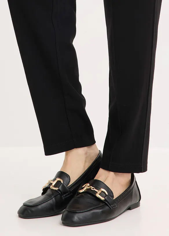 Dra p&aring;-byxa med sydda pressveck, bonprix