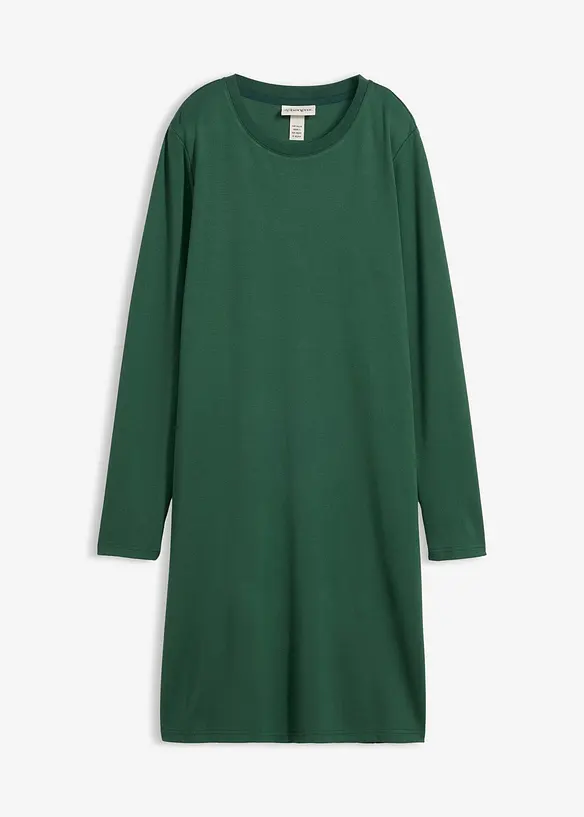 A-linjeformad trik&aring;kl&auml;nning i viskosmix, bonprix