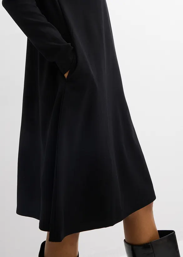 A-linjeformad trik&aring;kl&auml;nning i viskosmix, bonprix