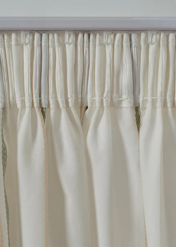 Gardinl&auml;ngd med v&auml;vda r&auml;nder (1-pack), bonprix