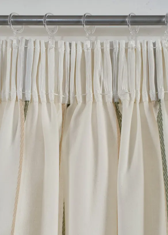 Gardinl&auml;ngd med v&auml;vda r&auml;nder (1-pack), bonprix