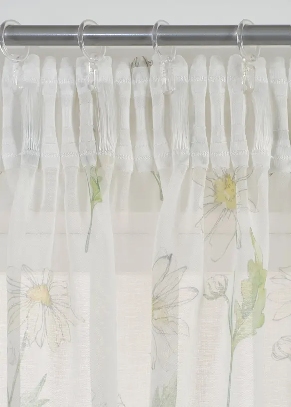 Gardin med blomm&ouml;nster (1-pack), bonprix