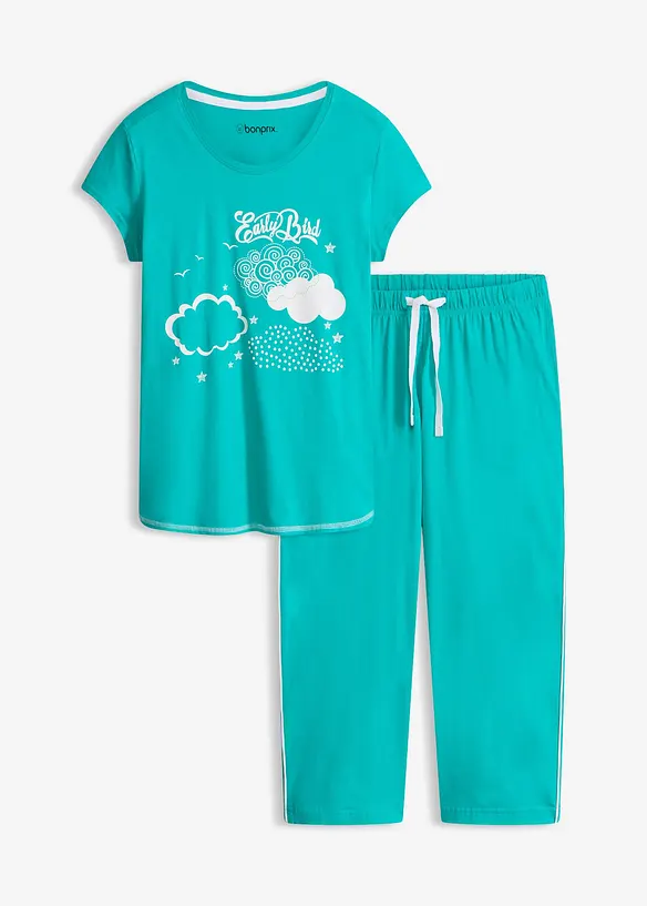 Capripyjamas av ekologisk bomull, bonprix