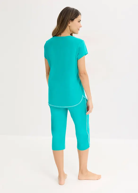 Capripyjamas av ekologisk bomull, bonprix