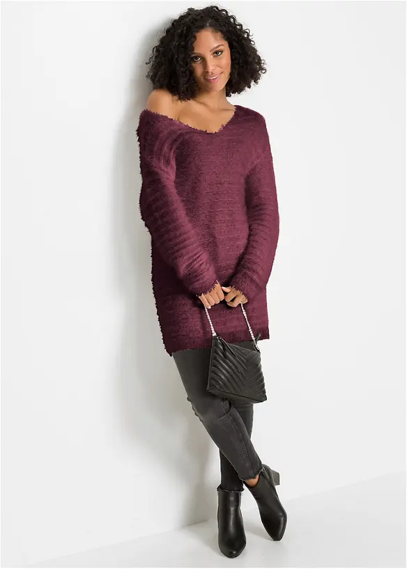 L&aring;ng fluffig tr&ouml;ja, bonprix