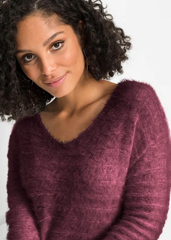 L&aring;ng fluffig tr&ouml;ja, bonprix