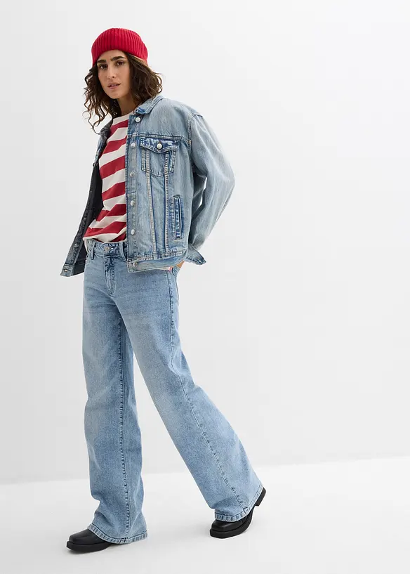 Oversizetopp av ren ekologisk bomull, bonprix