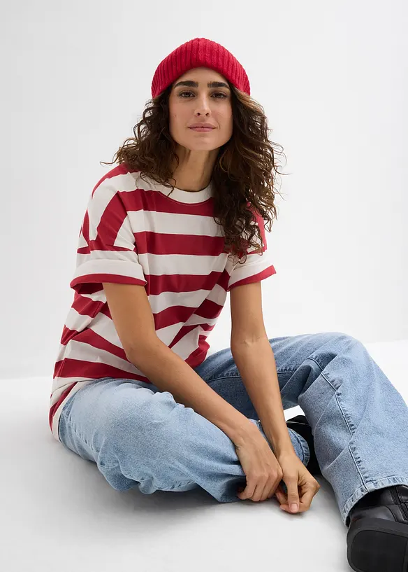 Oversizetopp av ren ekologisk bomull, bonprix