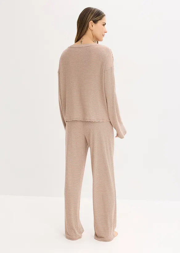 Pyjamas i oversizemodell av mjuk bomull, bonprix