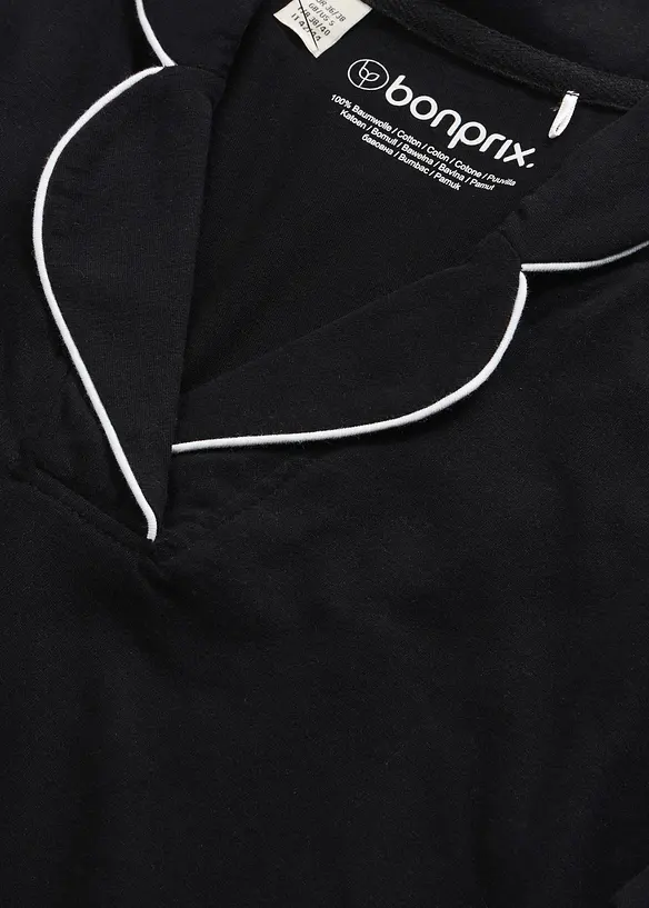 Nattlinne i mjuk bomull, bonprix