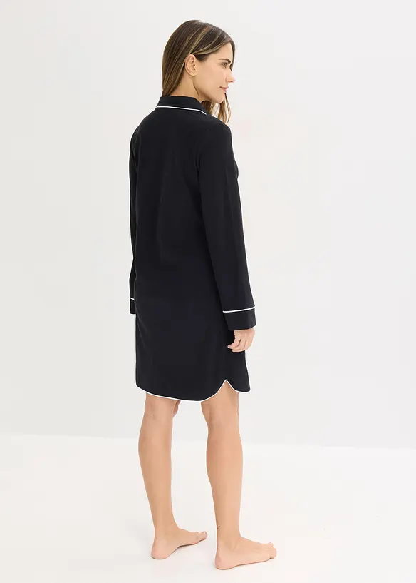 Nattlinne i mjuk bomull, bonprix