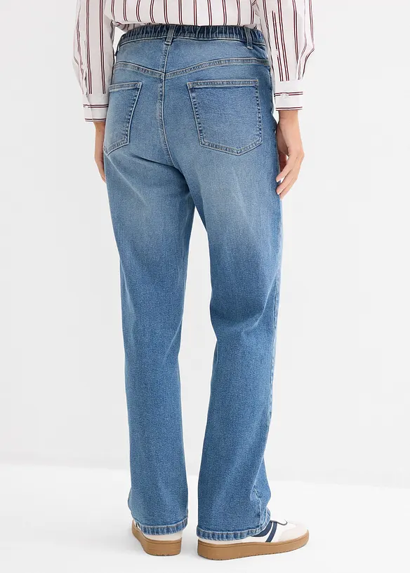 Straight jeans i Loose Fit med High Waist, bonprix