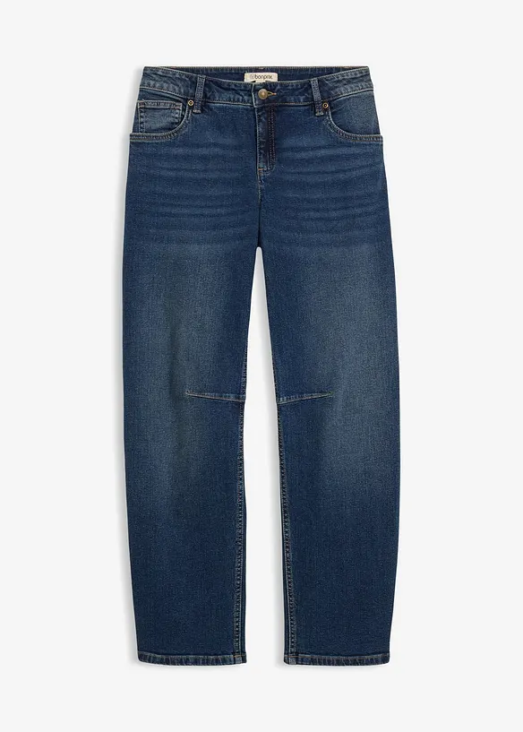 Barrel-jeans, Mid Waist, bonprix