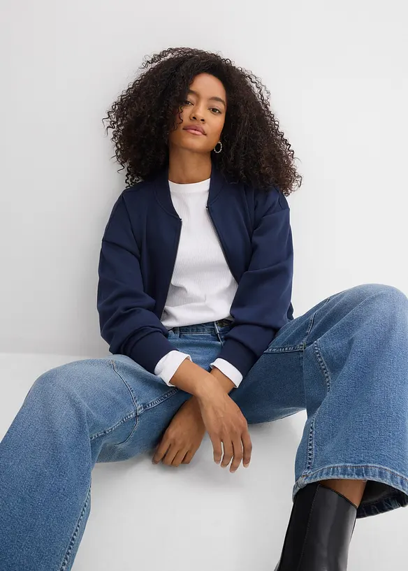 Barrel-jeans, Mid Waist, bonprix