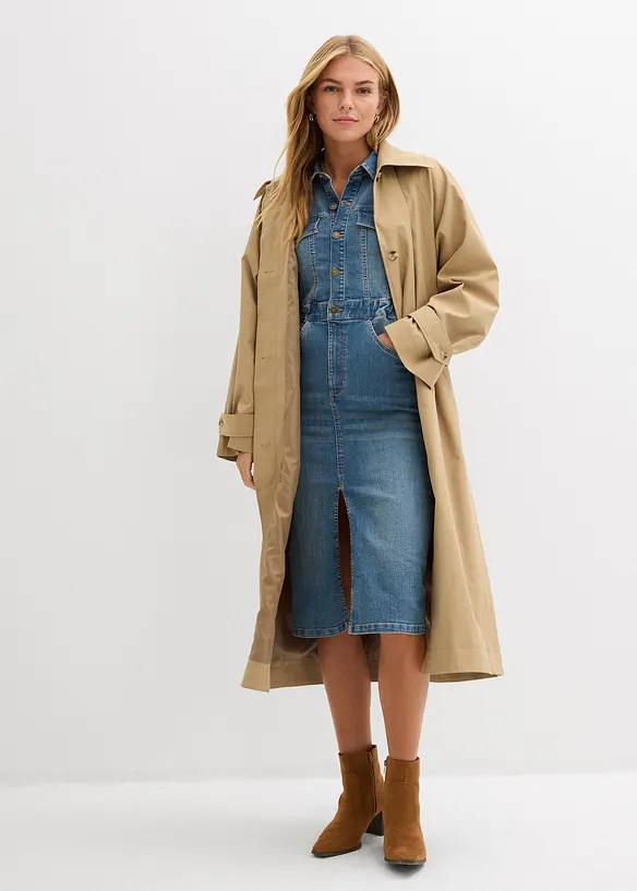 Jeanskl&auml;nning med ekologisk bomull, bonprix