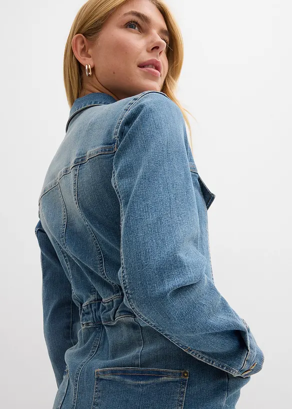 Jeanskl&auml;nning med ekologisk bomull, bonprix