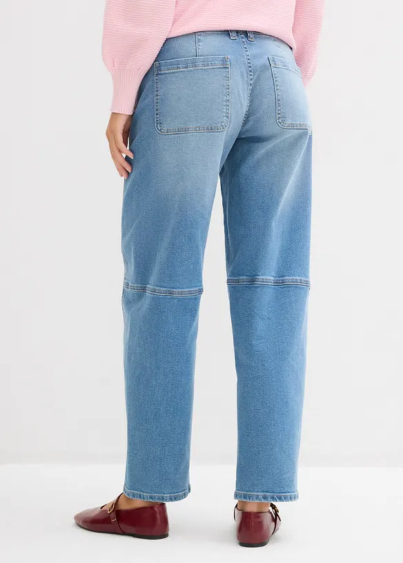 Barrel-jeans Mid Waist, bonprix