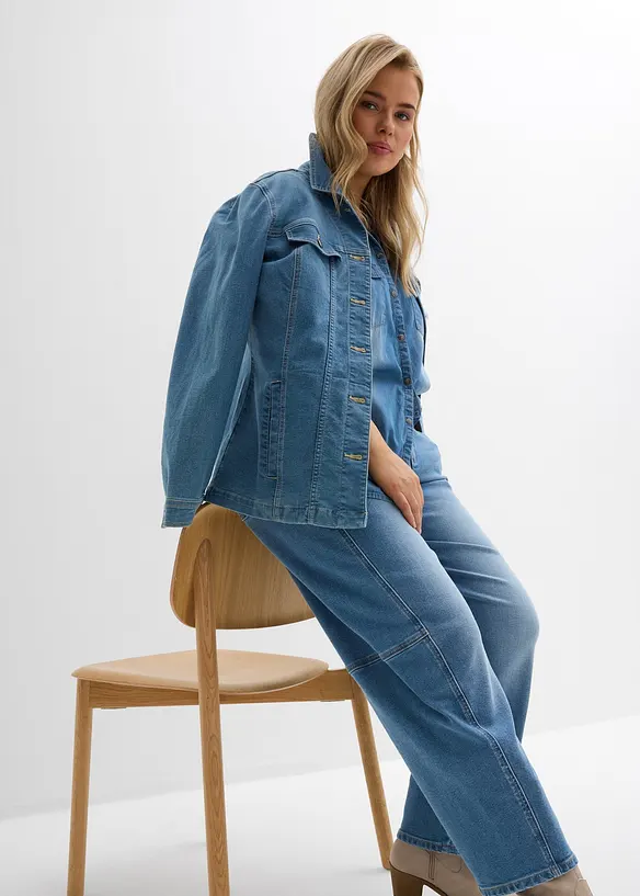 Barrel-jeans Mid Waist, bonprix