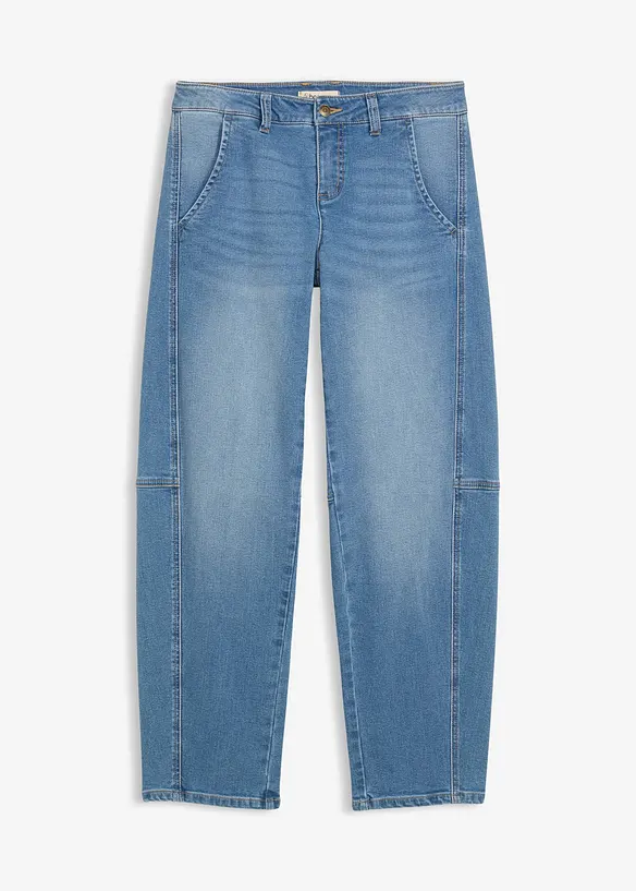 Barrel-jeans Mid Waist, bonprix