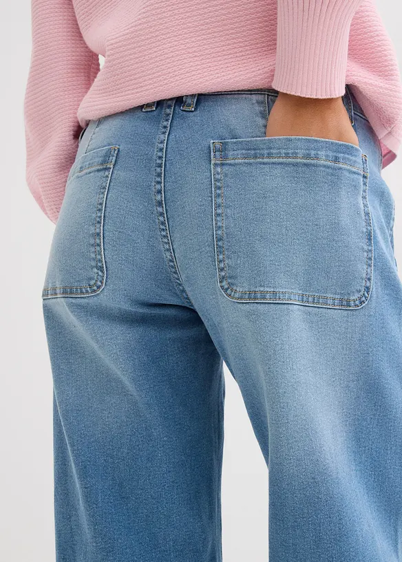 Barrel-jeans Mid Waist, bonprix