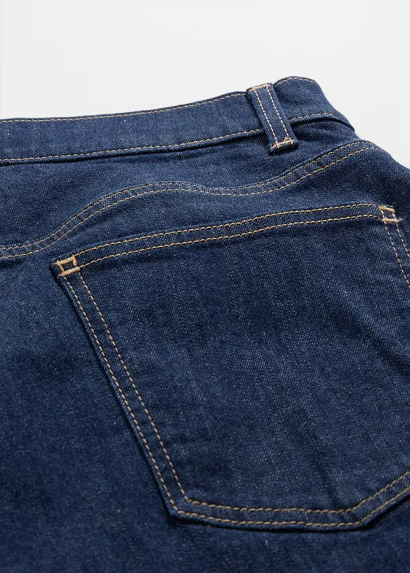 Loose Straight-Jeans Mid Waist, Full Length, bonprix