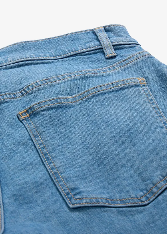 Loose Straight-Jeans Mid Waist, Full Length, bonprix