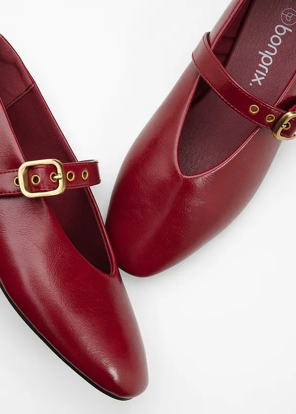 Ballerinaskor med &ouml;ljetter, bonprix