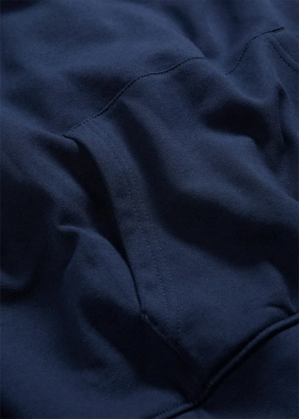 Hoodie av ekologisk bomull med stort ryggtryck, Loose Fit, bonprix