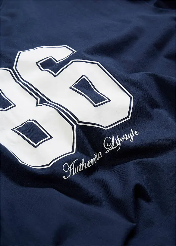 L&aring;ng&auml;rmad T-shirt av ekologisk bomull, bonprix