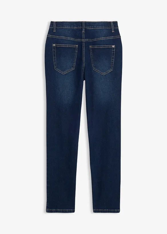 Stretchjeans i Slim Fit med reglerbar midja, Straight, bonprix