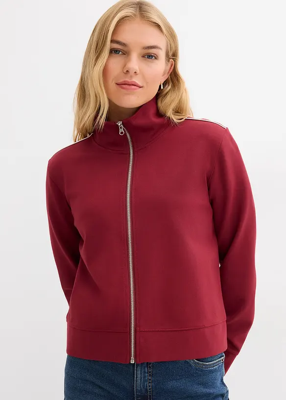 Sweatjacka i bekv&auml;m Punto di Roma, bonprix