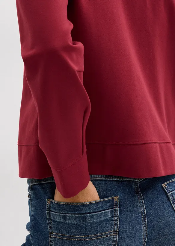 Sweatjacka i bekv&auml;m Punto di Roma, bonprix