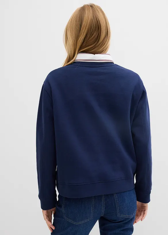 Oversizesweatshirt i ren bomull, bonprix