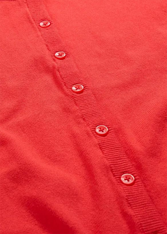 Finstickad cardigan, bonprix