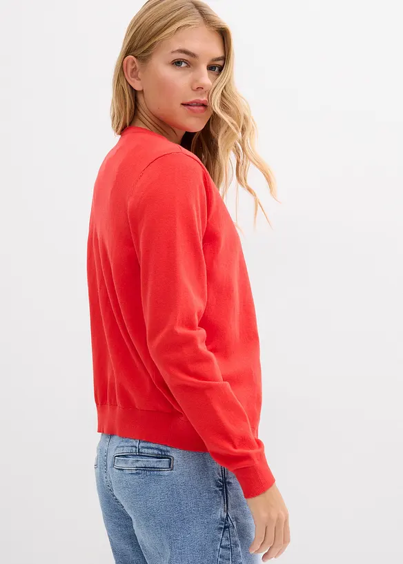 Finstickad cardigan, bonprix