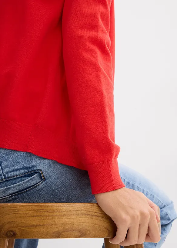 Finstickad cardigan, bonprix