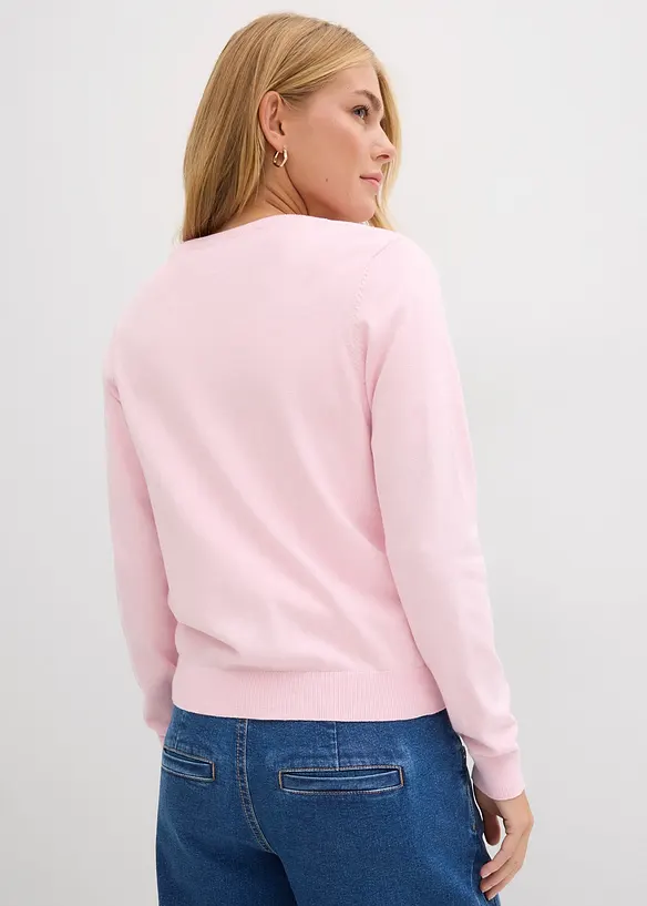 Finstickad cardigan, bonprix