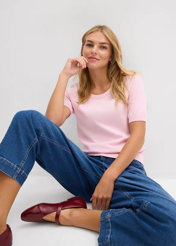 Finstickad tr&ouml;ja, bonprix