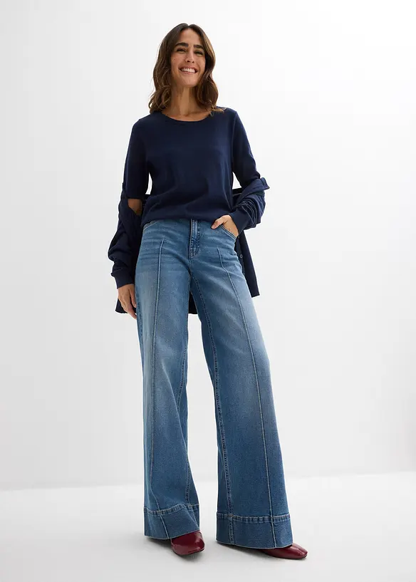 Finstickad tr&ouml;ja, bonprix