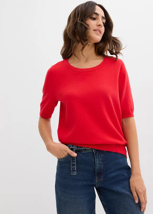 Finstickad tr&ouml;ja, bonprix