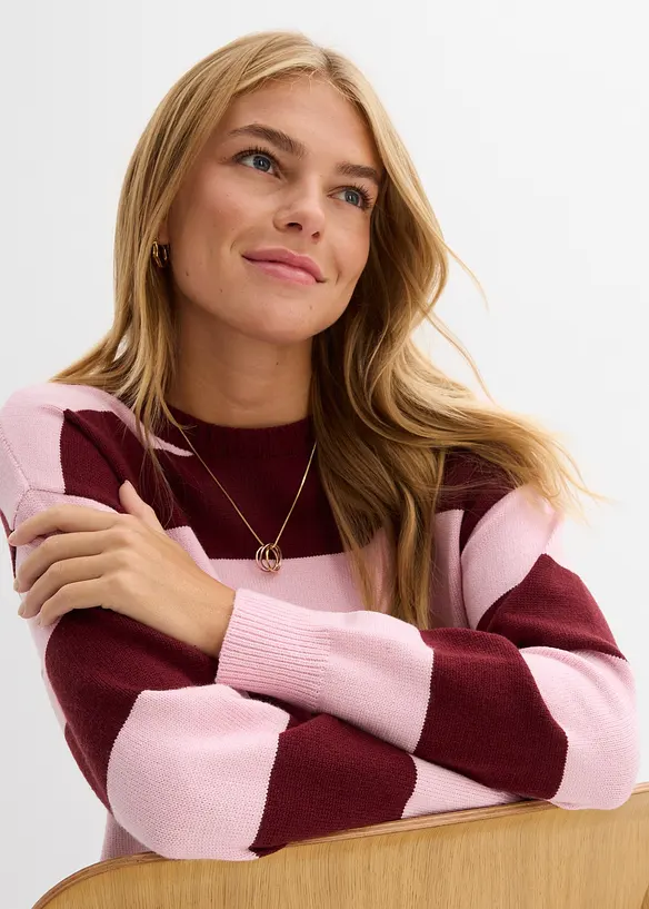 Oversized tr&ouml;ja med viskos, bonprix