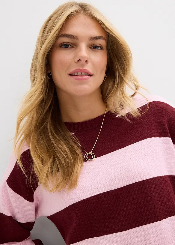 Oversized tr&ouml;ja med viskos, bonprix