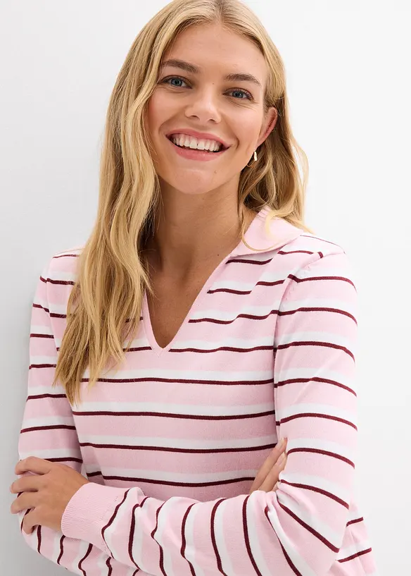 Tr&ouml;ja med tenniskrage, bonprix