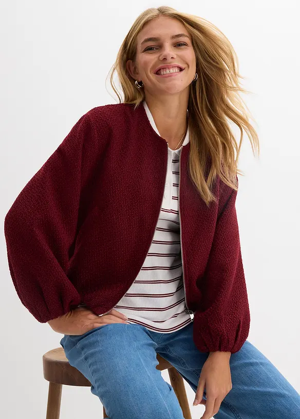 Blusjacka i boucl&eacute;, bonprix