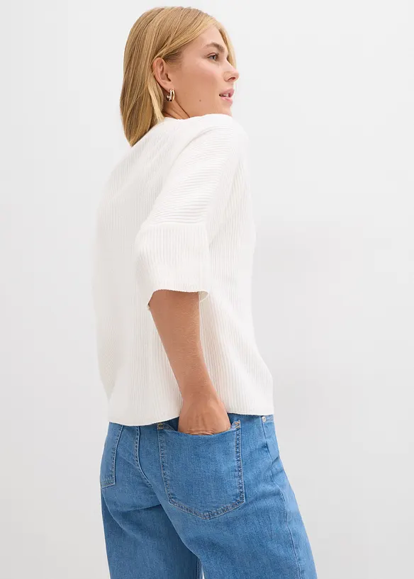 Tr&ouml;ja i boxy modell av mjuk viskosmix, bonprix